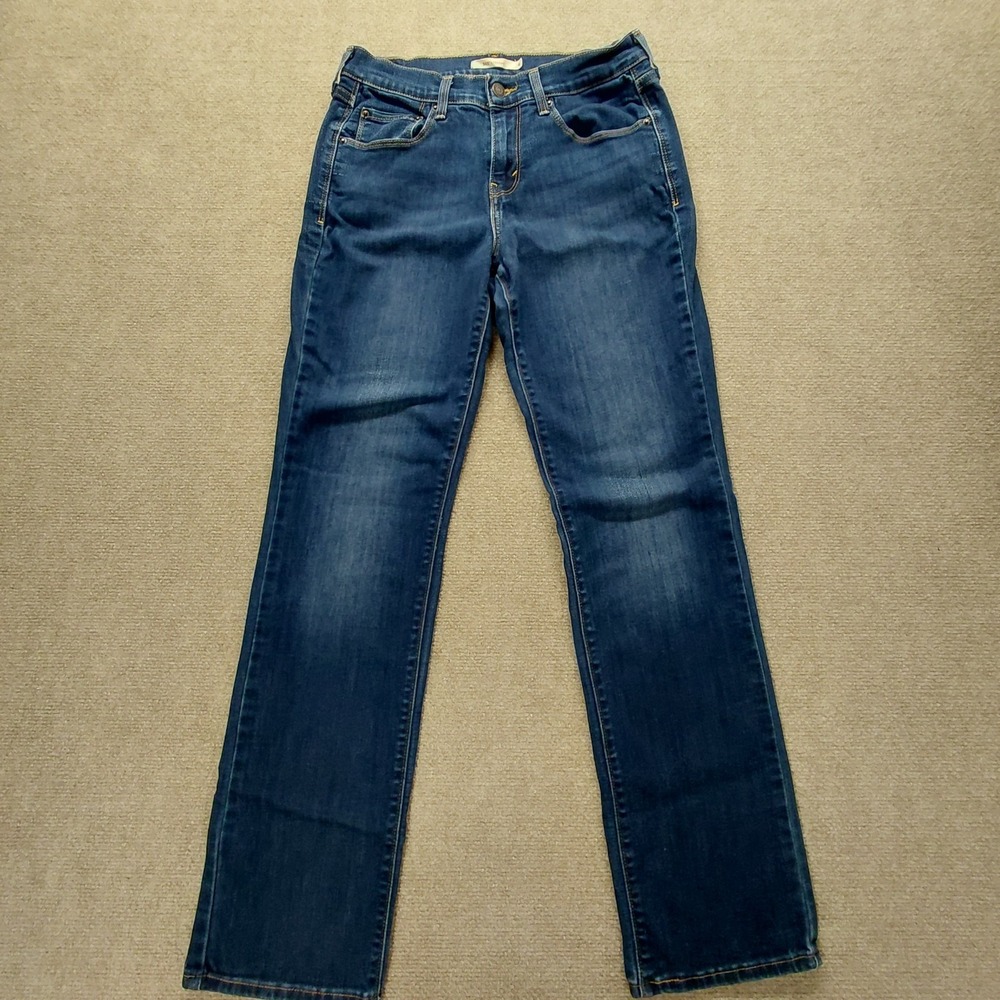 Levis 505 Jeans Size 4 Straight Leg Mid Rise Y2K 2009 Minimalist Basic Capsule